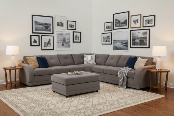 Cruiser Fossil Sectional 23600 - LFS02 - RFS02 - WEDGE02 - Darseys Furniture & MattressHughes Furniture