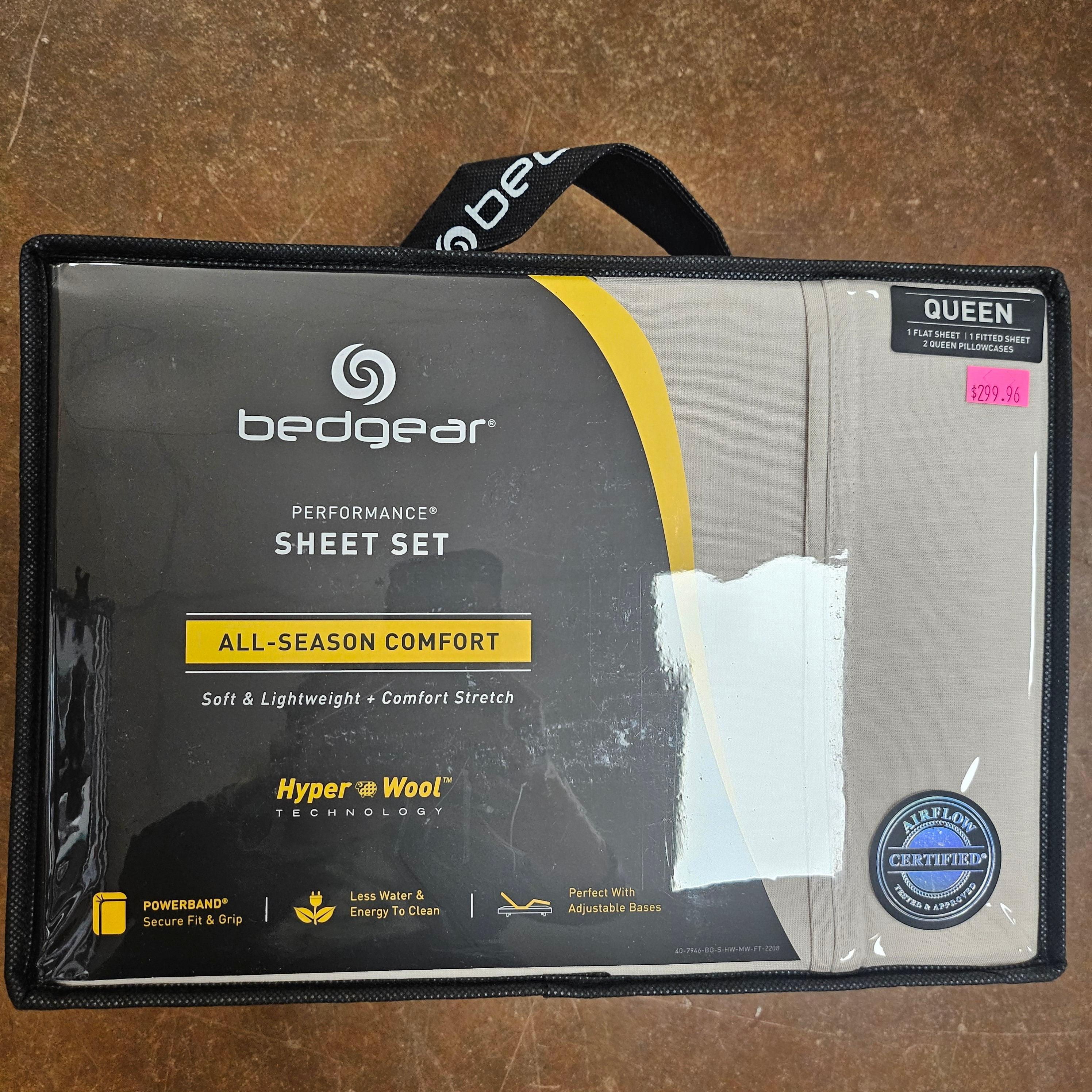 Hyper-Wool Sheet Set Medium Beige Queen Sheets BGS199705. Main image