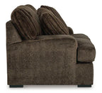 Aylesworth Chocolate Loveseat 5370235.