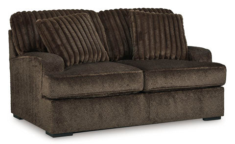 Aylesworth Chocolate Loveseat 5370235.