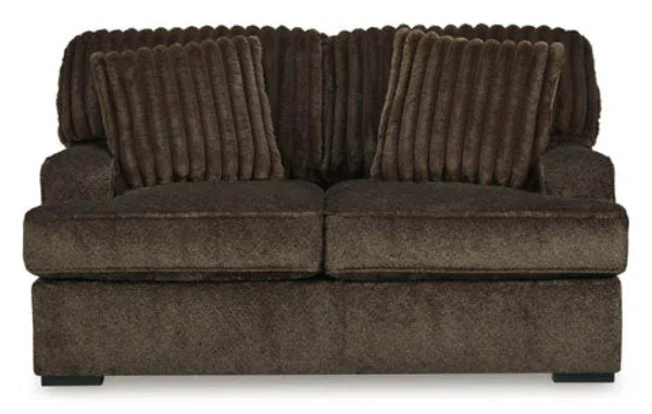 Aylesworth Chocolate Loveseat 5370235.