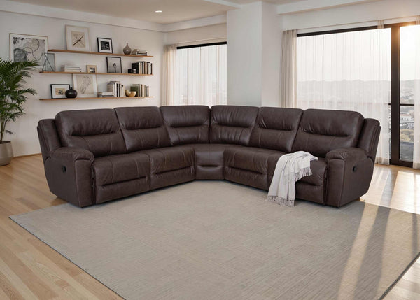 Davenport Duvall Coffee Reclining Sectional 65901 - 02 - 03 - 07 - 77 - 99 - 3429 - 10 - Darseys Furniture & MattressFranklin Furniture Corp.