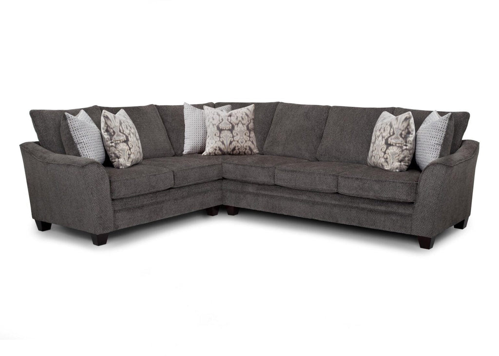 Fairmont Shasta Charcoal Sectional 256-28-49-3403-05 - Darseys Furniture & MattressFranklin Furniture Corp.