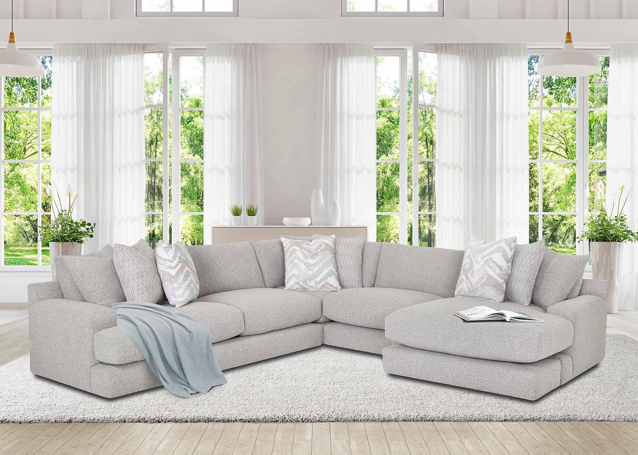 Meade Dove Sectional 96159/14/04-3315-07 - Darseys Furniture & Mattress