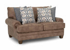 Sicily Chief Hazlenut Loveseat 95720-1916-18 - Darseys Furniture & Mattress