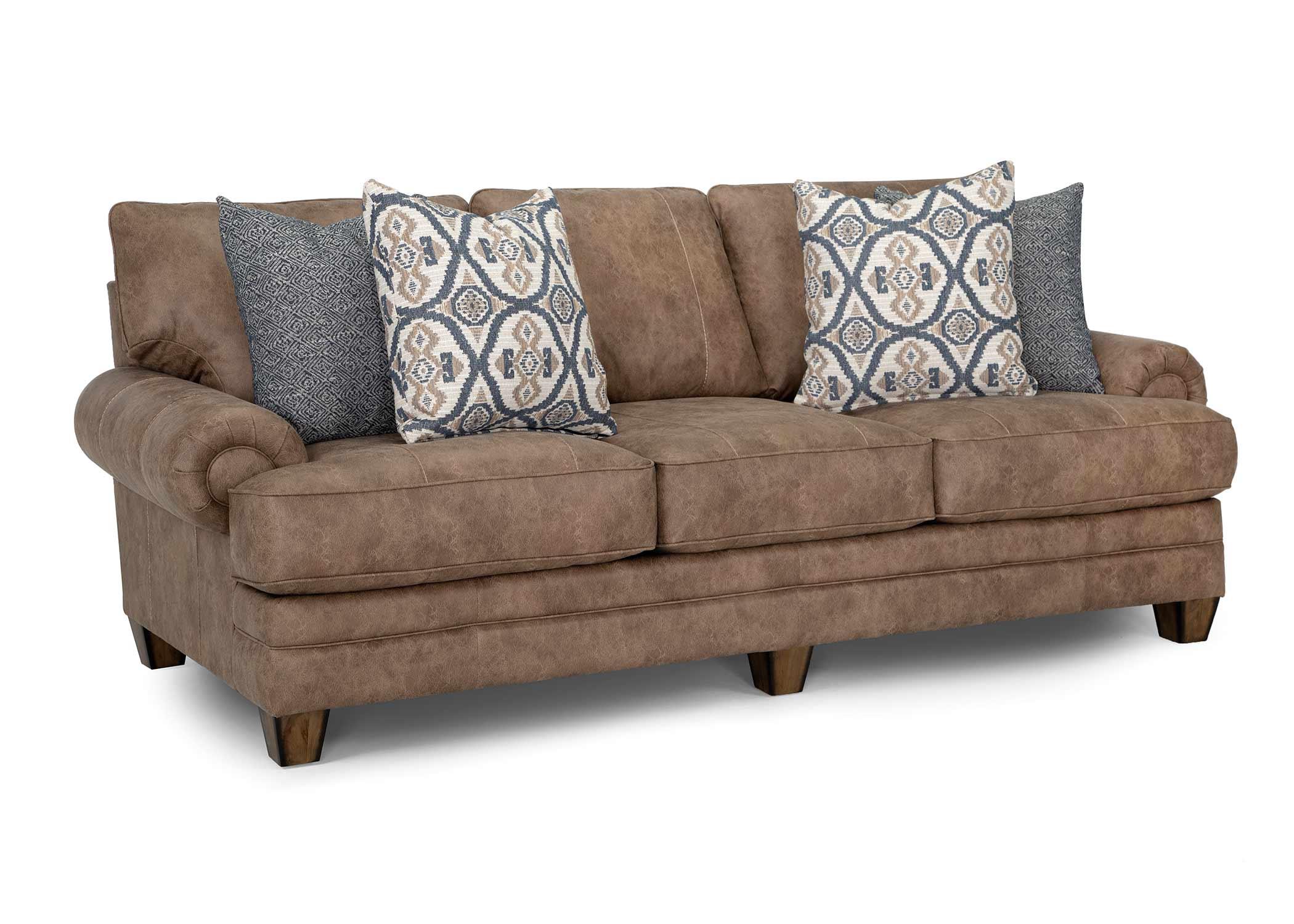 Sicily Chief Hazlenut Sofa 95740-1916-18 - Darseys Furniture & Mattress Main image