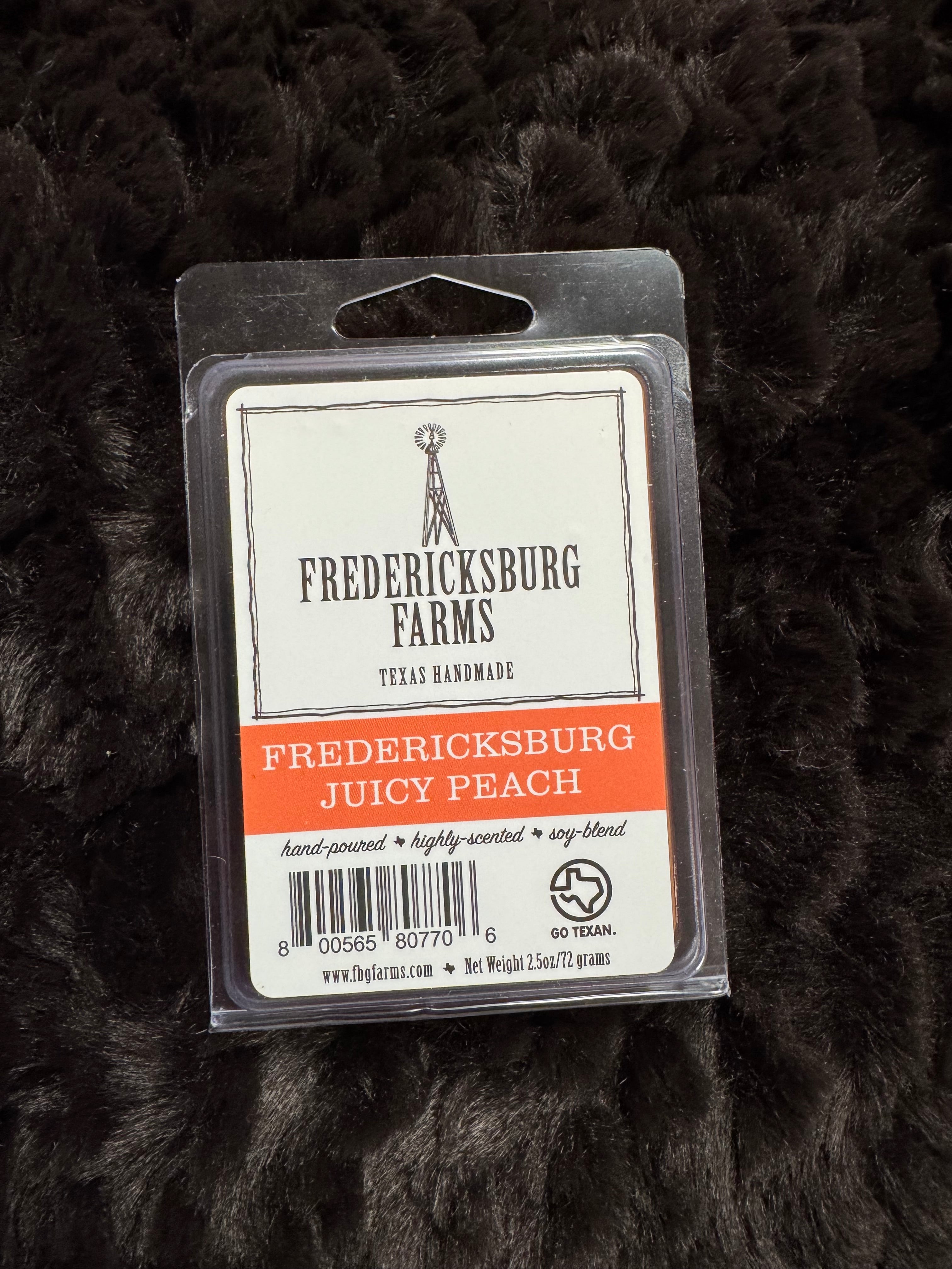 Fredericksburg Juicy Peach 2.5oz Wax Melt - Darseys Furniture & Mattress