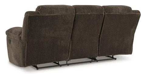 Frohn Chocolate Reclining Sofa 3740788 - Darseys Furniture & MattressAshley