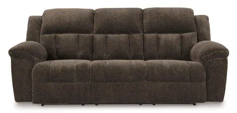 Frohn Chocolate Reclining Sofa 3740788 - Darseys Furniture & MattressAshley