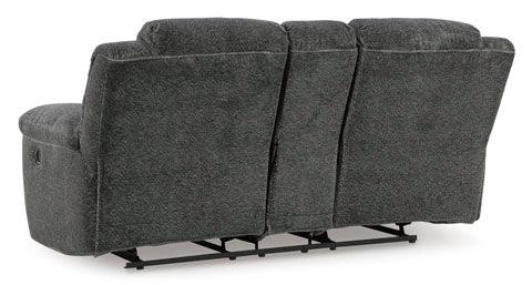 Frohn Graphite Reclining Loveseat 3740694 - Darseys Furniture & MattressAshley
