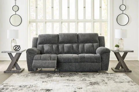 Frohn Graphite Reclining Sofa 3740688 - Darseys Furniture & MattressAshley
