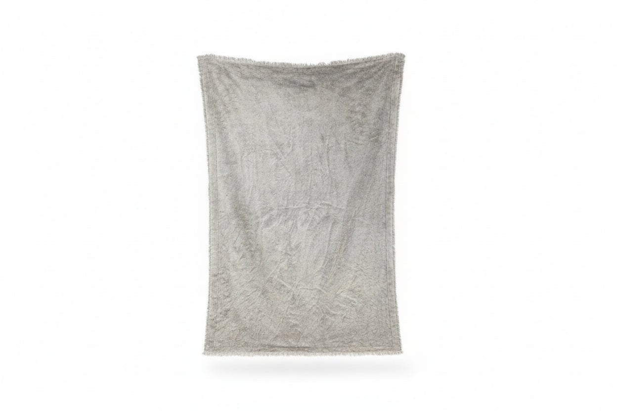 Frosted Zebra Silver Bunny, Mega Size 90"x55" Secondary image