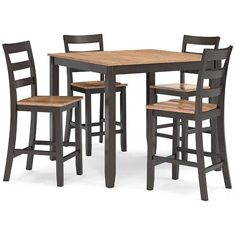 Gesthaven Brown Table and 4 Chairs D396 - 223 - Darseys Furniture & MattressAshley