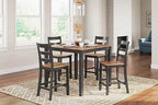 Gesthaven Brown Table and 4 Chairs D396 - 223 - Darseys Furniture & MattressAshley