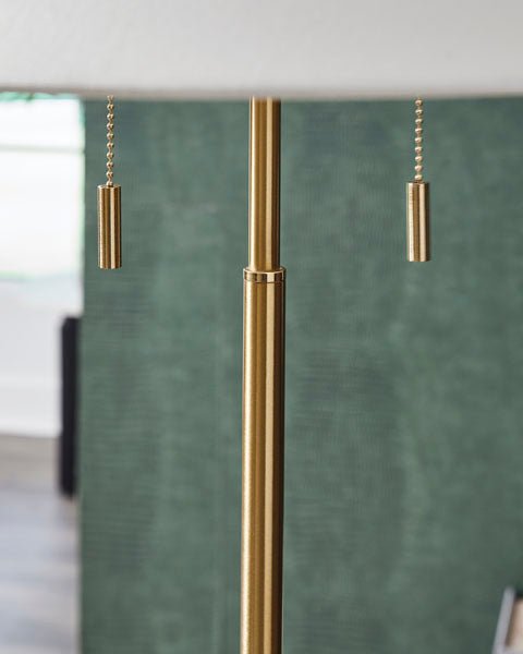 Haigwood Gold Floor Lamp L208471 - Darseys Furniture & MattressAshley