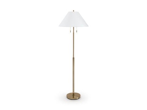 Haigwood Gold Floor Lamp L208471 - Darseys Furniture & MattressAshley Main image
