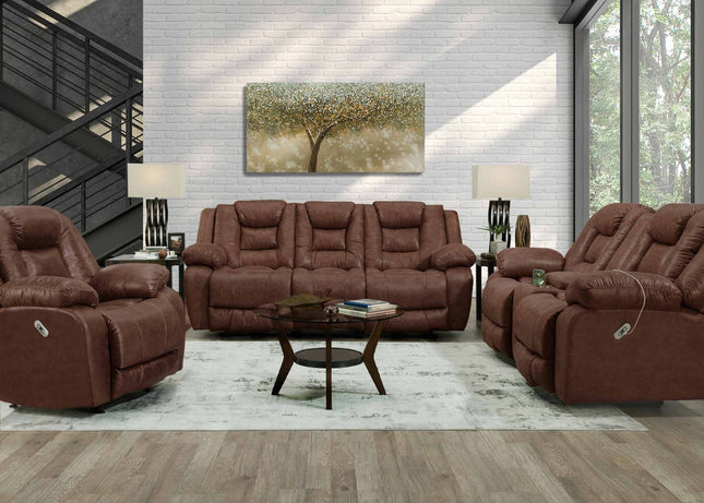 Hayworth Whitman Maple Power Reclining Sofa, Loveseat, and Recliner 784-7905-14 - Darseys Furniture & MattressFranklin Furniture Corp.