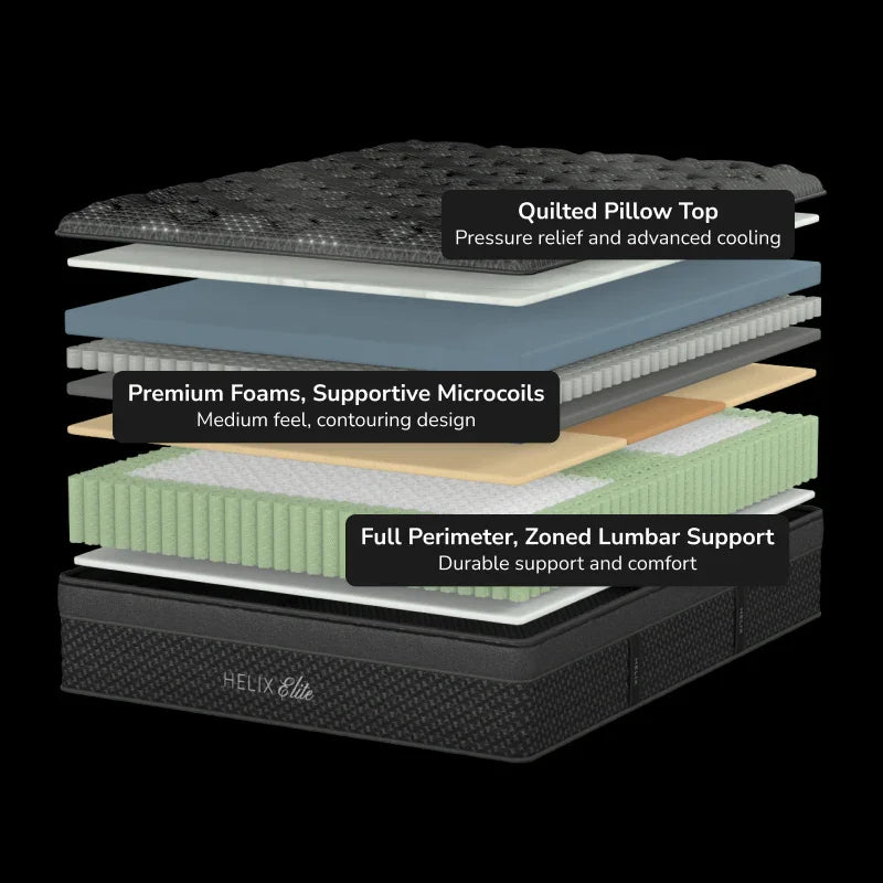 Helix Midnight Elite HEXELITEMI - Darseys Furniture & Mattress