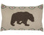 HiEnd Accents Aztec Bear Embroidered Burlap Lumbar Pillow - Darseys Furniture & MattressHi End Accents