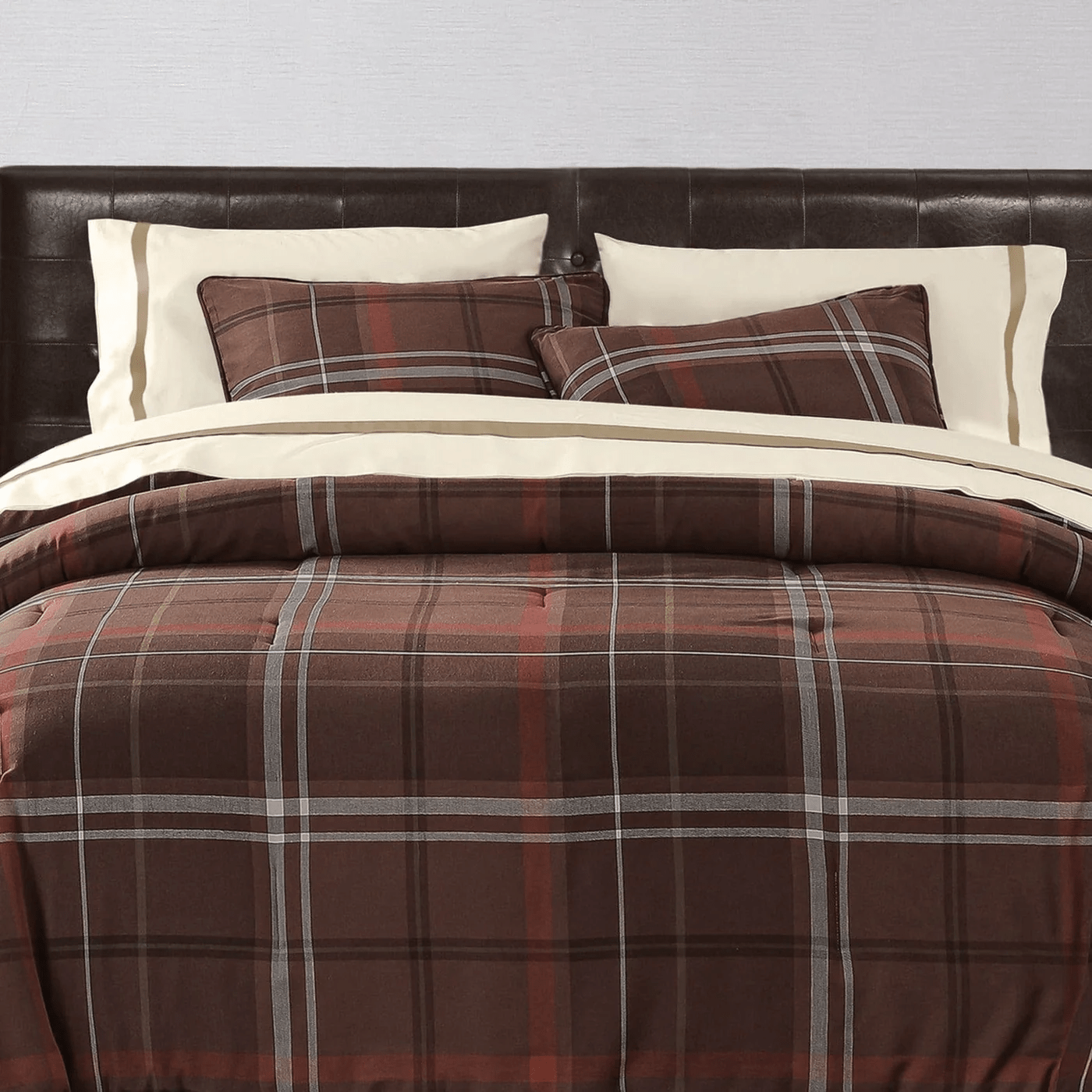 HiEnd Accents Jackson Plaid King Comforter Set LG1932 - SK - OC - Darseys Furniture & MattressHi End Accents Main image