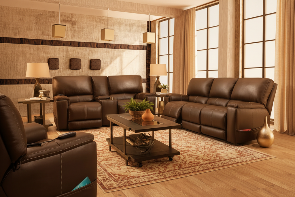 Milan Power Reclining Sofa & Loveseat 197