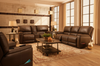 Milan Power Reclining Sofa & Loveseat 197