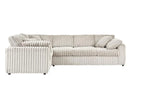 Mondo Champagne Sectional 24550-LFSC01-RFS01 - Darseys Furniture & Mattress