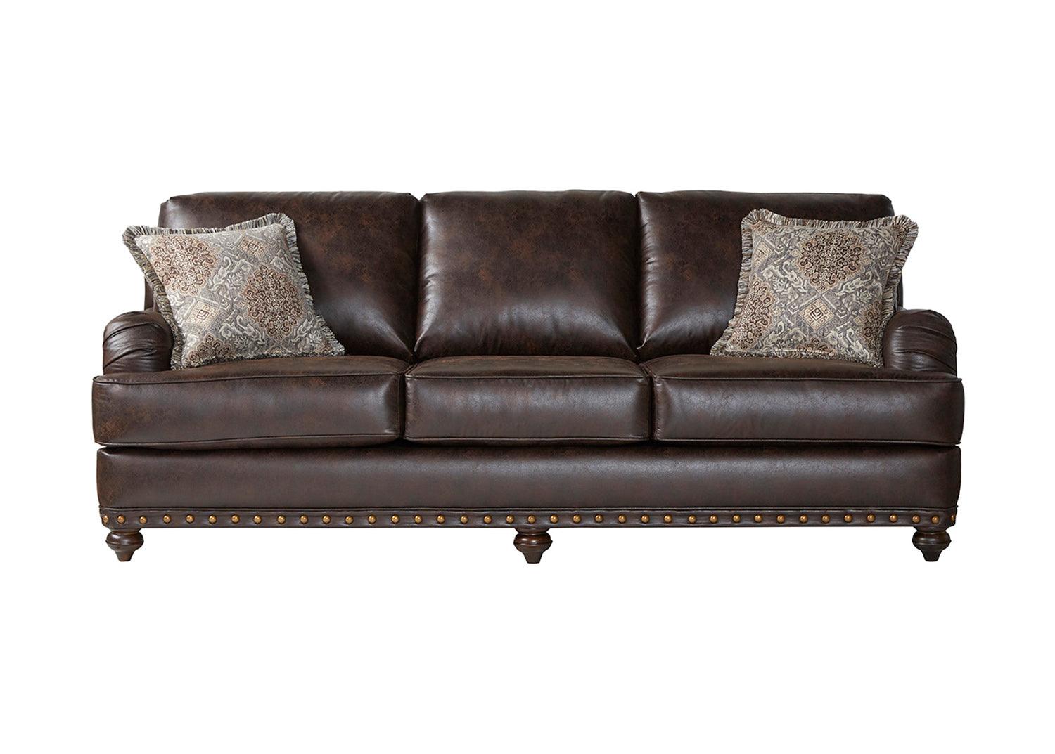Ridgeline Brownie Sofa & Loveseat 17255.