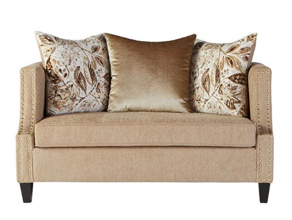 Simone Flax Loveseat 17550LS.