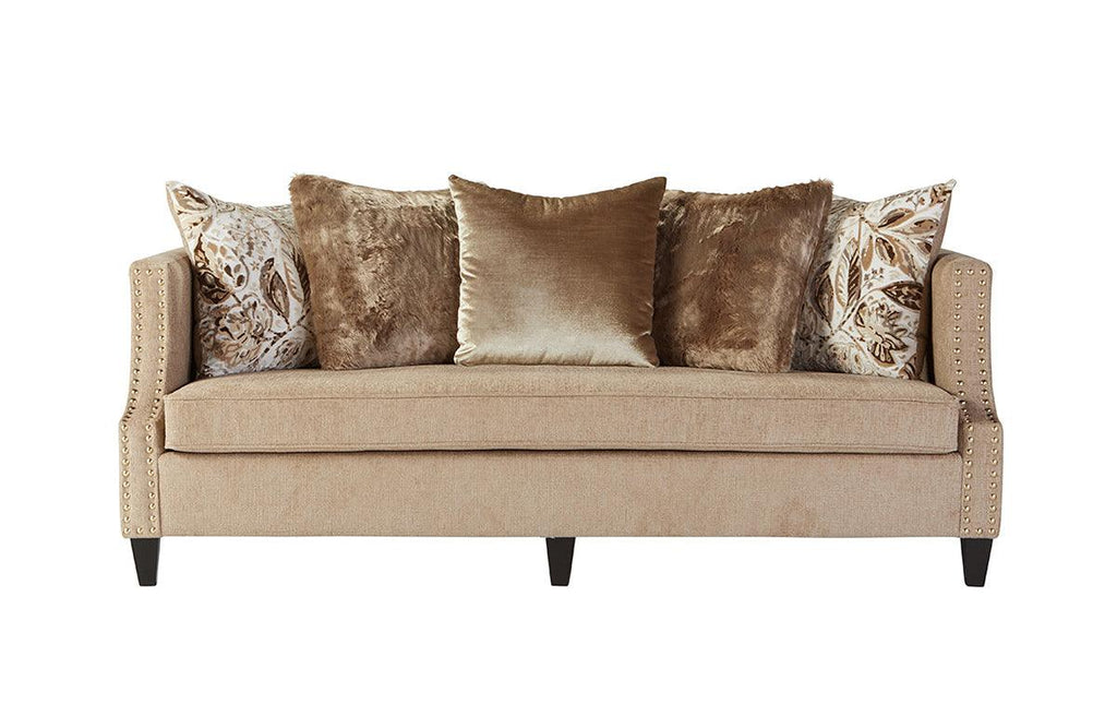 Simone Flax Sofa & Loveseat 17550LS.