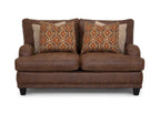 Indira Ford Walnut Loveseat 84820 - 8337 - 15 - Darseys Furniture & MattressFranklin Furniture Corp.