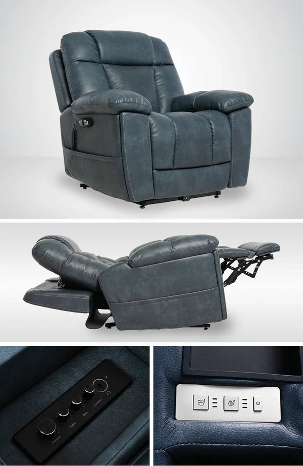 Infi Immerse Cappricio Slate Lift Chair MM8945 - CSADR - H0A - Darseys Furniture & MattressMega Motion