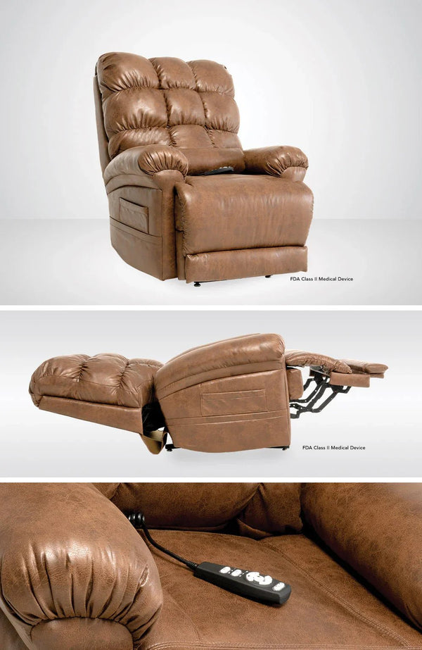 Infi Poco Watford Honey Lift Chair MM1652SO - HDW - C02 - Darseys Furniture & MattressMega Motion