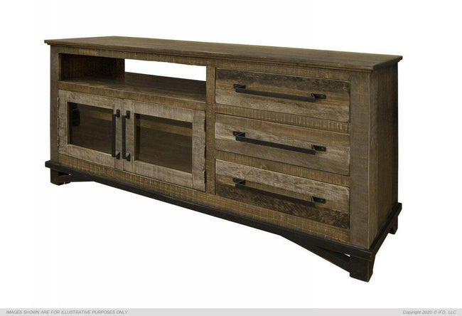 Loft Brown TV Stand IFD6441STN62. Hover Image