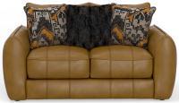 Corvara Caramel Loveseat 240602. Main image