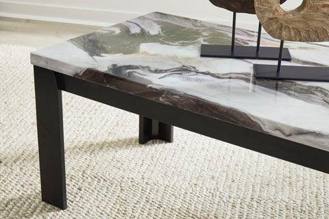 Jazmore Dark Brown Cocktail Table and 2 End Tables T255 - 13 - Darseys Furniture & MattressAshley
