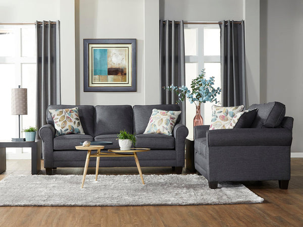 Jitterbug Grey Sofa & Loveseat 3700 - Darseys Furniture & MattressHughes Furniture