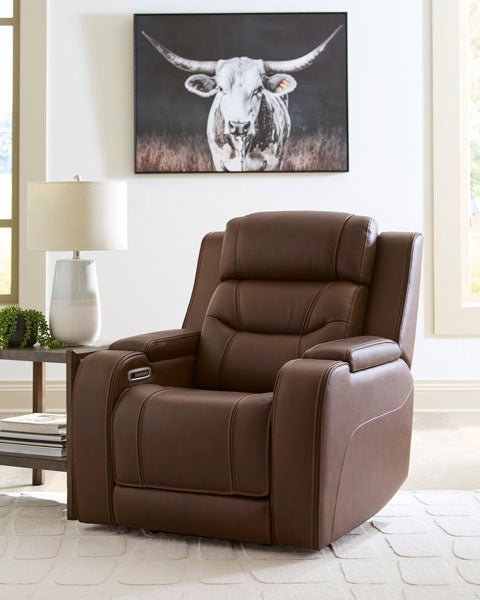 Knightington Brown Power Recliner U1160213A - Darseys Furniture & MattressAshley