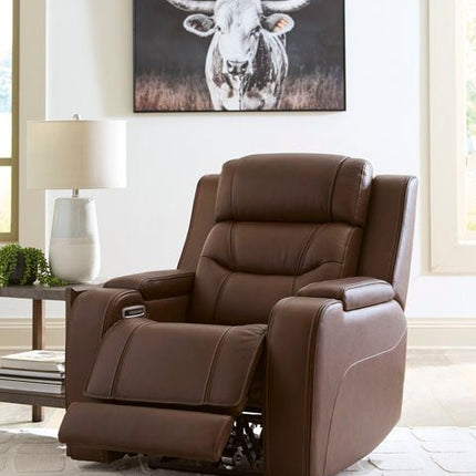 Knightington Brown Power Recliner U1160213A - Darseys Furniture & MattressAshley