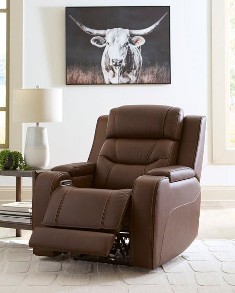 Knightington Brown Power Recliner U1160213A - Darseys Furniture & MattressAshley