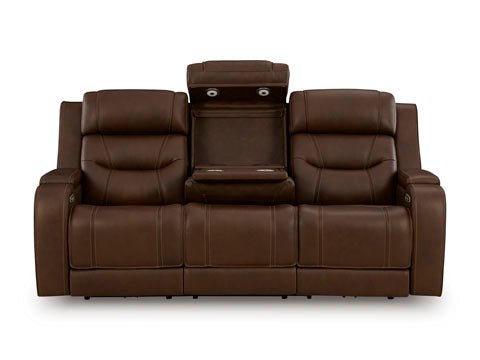 Knightington Brown Power Reclining Sofa U1160215A - Darseys Furniture & MattressAshley