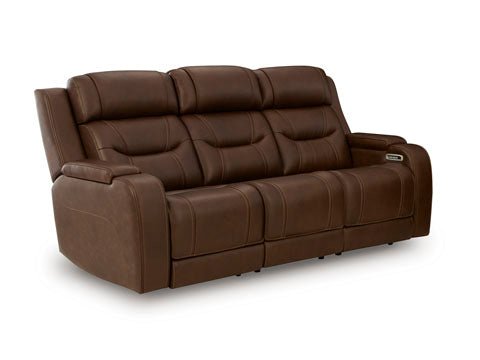 Knightington Brown Power Reclining Sofa U1160215A - Darseys Furniture & MattressAshley Main image