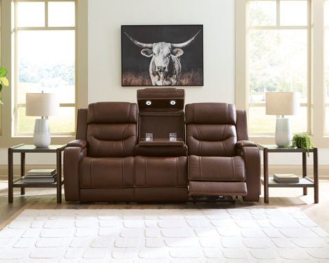 Knightington Brown Power Reclining Sofa U1160215A - Darseys Furniture & MattressAshley