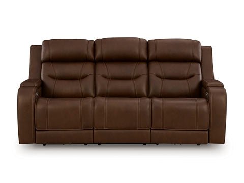 Knightington Brown Power Reclining Sofa U1160215A - Darseys Furniture & MattressAshley