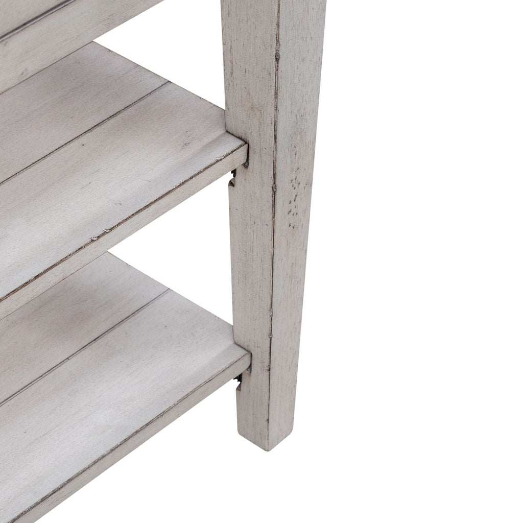 Lake House White Chairside End Table 110W - OT1021 - Darseys Furniture & MattressLiberty Furniture