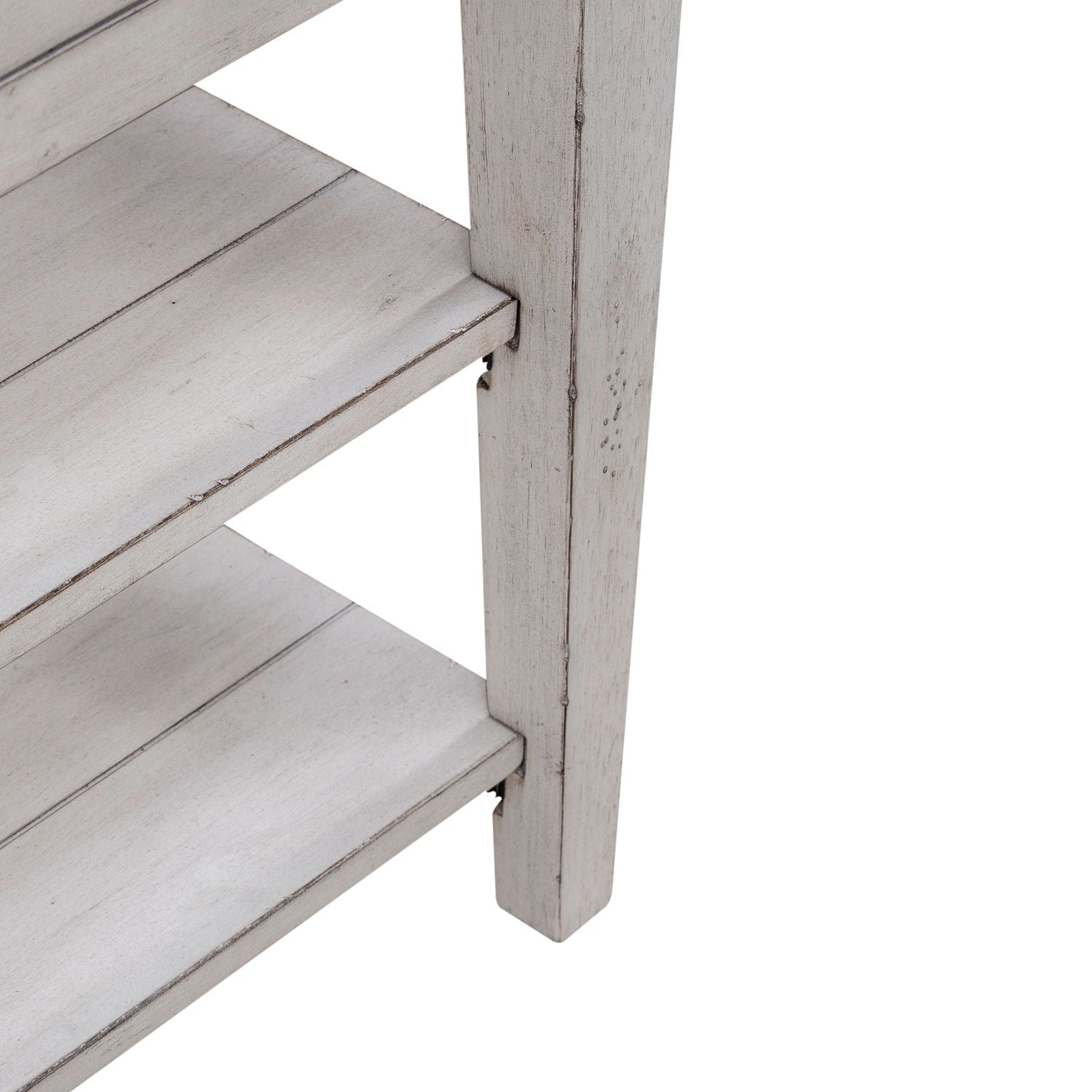 Lake House White Chairside End Table 110W - OT1021 - Darseys Furniture & MattressLiberty Furniture