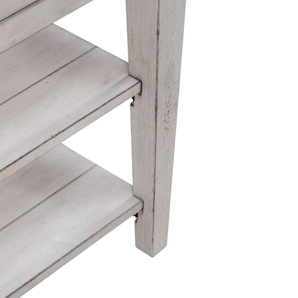 Lake House White Chairside End Table 110W - OT1021 - Darseys Furniture & MattressLiberty Furniture