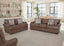 Langston Duvall Vintage Brown Sofa Loveseat and Recliner 832-3429-16 - Darseys Furniture & MattressFranklin Furniture Corp.