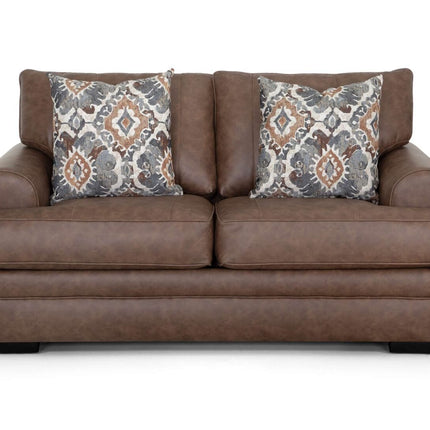 Langston Duvall Vintage Brown Sofa Loveseat and Recliner 832-3429-16 - Darseys Furniture & MattressFranklin Furniture Corp.