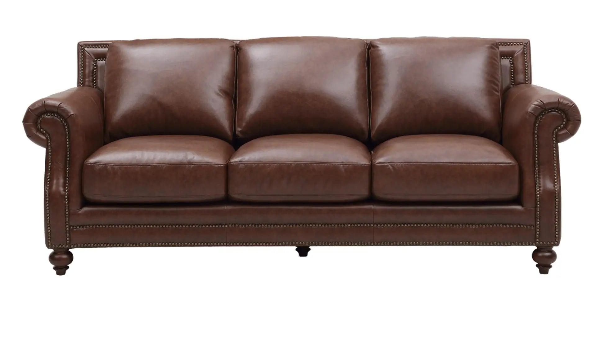 Bayliss Sofa & Loveseat Leather 4855.